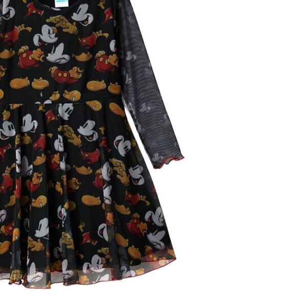 DESIGUAL | Black | TULLE MICKEY MOUSE DRESS - Picture 5 of 12
